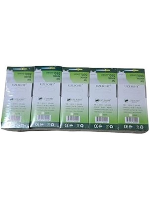 Allians 10 Adet 7W GU10 Gün Işığı LED Spot Ampul Uzlıght 4000K (38°)