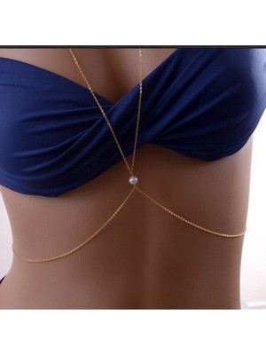 Özbience Şık Bel ve Boyun Bağlamalı Zincir Aksesuarı, Tarzınızı Tamamlar