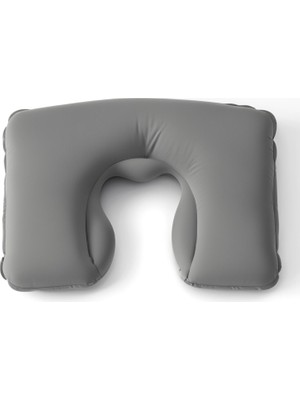 Storemax Hepsifursell Busstier Şişme Seyahat Yastığı Boyun Destekli Taşınabilir ve Ergonomik Tasarım Uçak Araba ve Yolculuklar Için Ideal (Gri)