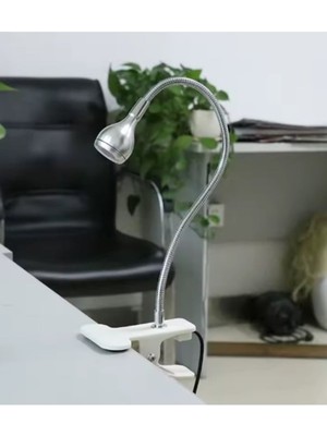 Allians Pratik USB Akrobat Mandallı Kitap Okuma ve Masa Kamp Lambası Powerbanka Takılabilir