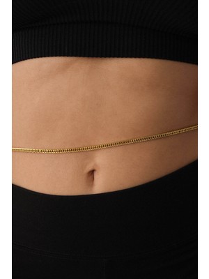 Özbience Gurmet Bel Zinciri, Günlük Kullanıma Uygun, 60-75CM, 3mm, Şık Tasarım