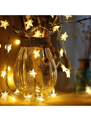 Oktay Sesal Noel Yılbaşı Ağacı Işığı Gün Işığı LED Işık 220 Volt Eklemeli Vıp Gün Işığı Yıldız LED Işık Yıldız