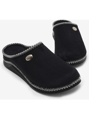 Tonny Black Kadın Siyah Rahat Kalıp Poli Taban Günlük Terlik