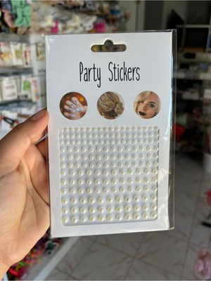 Özbience Renkli Kadın Incili Sticker Seti, Saç, Yüz ve Vücut Için Eğlenceli Tasarım