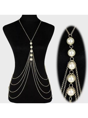 Özbience Şık ve Zarif Incili Vücut Aksesuarı, Estetik ve Şıklık Sunar