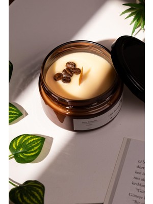 Love Bundles El Yapımı Kahve Kokulu %100 Soya Wax Mumu (230ML)
