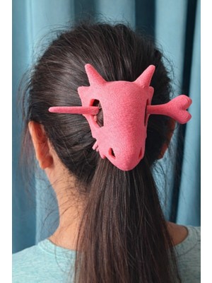 Dokunsal Abaküs Dinozor Kafatası Görünümlü Saç Tokası – 3D Baskı