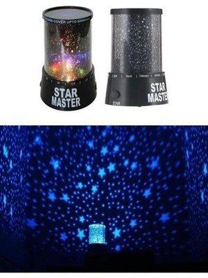 Allians Renkli Yıldızlı Tavan Işık Projeksiyonlu LED Gece Lambası