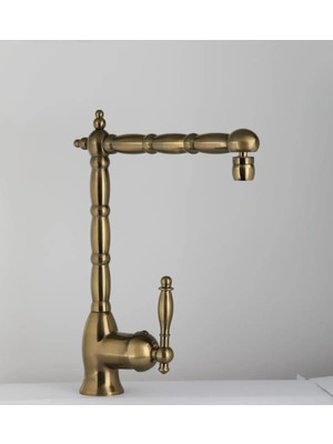 Idimax Eviye Batarya Nostalji - Komple Pirinç - 5 Yıl Garantili - Montaj Aparatı Hediye