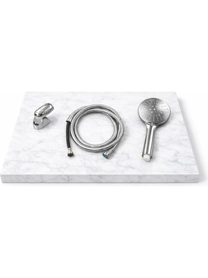 Idimax Duş Seti Nil - 150CM Içi Örgülü Spiral - Komple Krom Kaplama