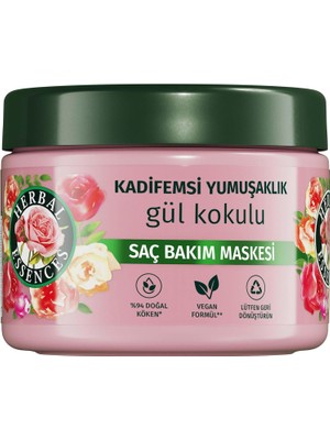 Storemax Hepsifursell Herbal Essences Kadifemsi Yumuşaklık Gül Kokulu Saç Bakım Maskesi 300ML