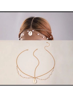 Özbience Deniz Kabuk Incili Kadın Kafa Aksesuarı, Zarif ve Şık Tasarım