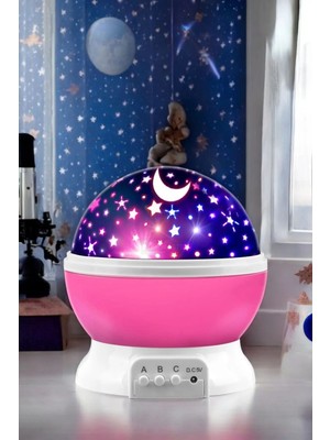 Allians Yıldızlı Gökyüzü Projeksiyon Gece Lambası Çocuk ve Ev Dekorasyonu