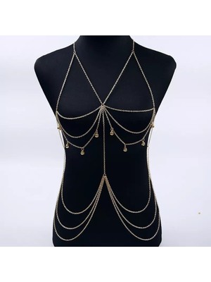 Özbience Modern Zincirli Vücut Aksesuarı ile Tarzınızı Yansıtın