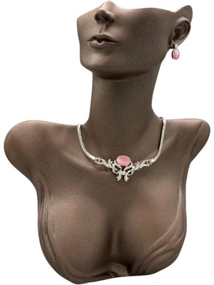 Özbience Yerli Üretim Polyester Takı Sergileme Mankeni, Kahve Renk, 33/26 cm