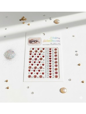 Özbience Yüz ve Vücut Için Işıltılı Taşlar, Makyaj, Festival ve Özel Günler Için Mükemmel