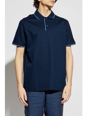 Paul & Shark Erkek Regular Fit Pamuklu Kısa Kollu Lacivert Polo Yaka T-Shirt 25411219A-013