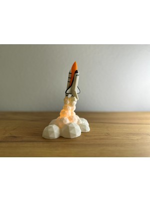 Allians Modern Tasarım Roket Uçak Tealight Masa Dekoratif Figür