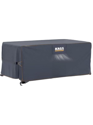 Storemax Uslucanmarketplace Haegs Bahçe Mobilyası Örtüsü, 150-90-74CM, Ağır Hizmet Oxford Kumaş, Su Geçirmez, Dış Mekan Veranda Masa Örtüsü, Havalandırmalı Masa ve Sandalye Koruma Kılıfı Gri