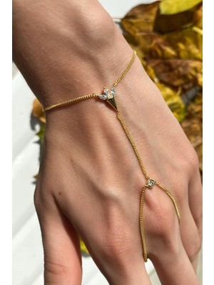 Spossy Silver Jewelry Minimal Tasarım Taşlı Şahmeran