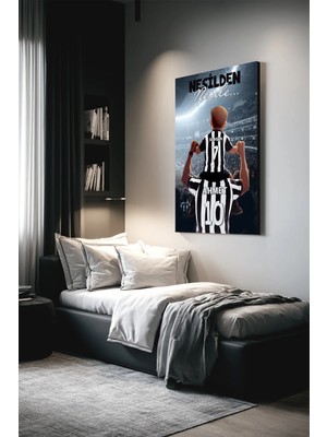Ahsen resim çerçeve Siyah Beyaz Kişiye Özel Baba Oğul Kanvas Tablo