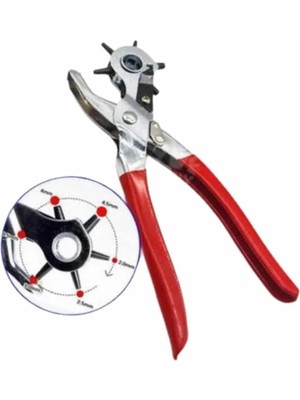 Ucuz Tekno Kemer Delme Pensesi 6 Farklı Boyutta Kemer Delici Ev Deri Kemer