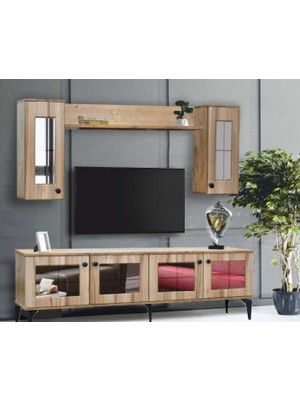 Yuvaset Home Maye Hira Aynalı Ünite Çam