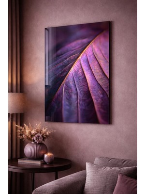 Ahsen resim çerçeve Kırılmaz Cam Tablo 5mm (Kalın) - Ev Işyeri Duvar Dekorasyonu – Çiçek Tasarımlar (Dikey)