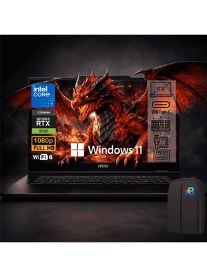MSI Venturepro 17 A2RWEG-027XTR Intel Core 7 240H 16GB 2tb SSD RTX5050 Windows 11 Pro 17.3" Fhd 144Hz Notebook (Asbertech Çanta Hediyeli)