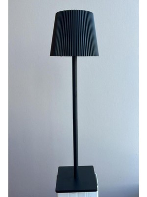 Allians Şık Siyah Dokunmatik LED Masa Lambası 40CM, Modern Tasarım