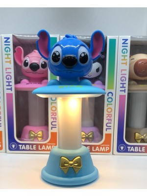 Allians Renkli Rgb Işıklı Yaylı Masa Lambası, 18 Cm, Eğlenceli Dekorasyon Için
