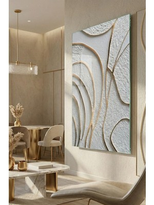 Ahsen resim çerçeve Kırılmaz Cam Tablo 5mm (Kalın) - Ev Işyeri Duvar Dekorasyonu - Soyut Tasarımlar (Dikey)