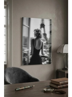 Ahsen resim çerçeve Kırılmaz Cam Tablo 5mm (Kalın) - Ev Işyeri Duvar Dekorasyonu - Kadın Modern Tasarımlar (Dikey)
