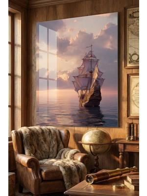 Ahsen resim çerçeve Kırılmaz Cam Tablo 5mm (Kalın) - Ev Işyeri Duvar Dekorasyonu – Yelken Tasarımlar (Dikey)