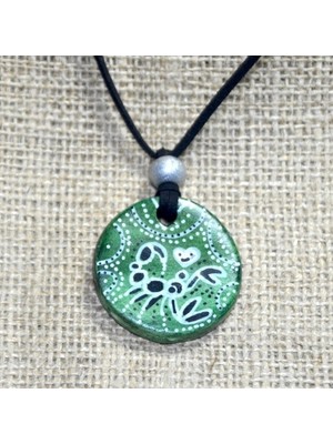 Derin's Design Art SERAMİK KOLYE, AKREP DETAYLI