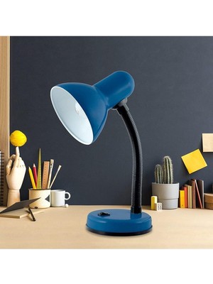 Allians Esnek Masa Lambası, Mavi, Modern ve Şık Tasarım, Çok Yönlü Kullanım