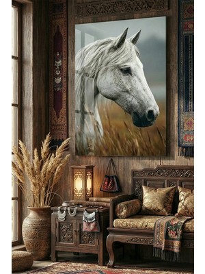 Ahsen resim çerçeve Kırılmaz Cam Tablo 5mm (Kalın) - Ev Işyeri Duvar Dekorasyonu – At Tasarımlar (Dikey)