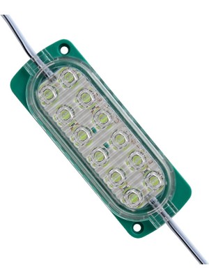 Powermaster 24 Volt 2.4 Watt Tek Renk Yeşil Modül LED