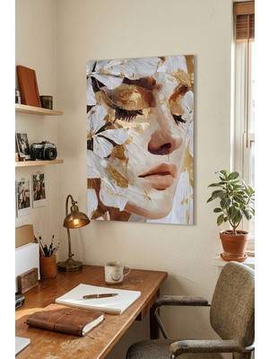 Ahsen resim çerçeve Kırılmaz Cam Tablo 5mm (Kalın) - Ev Işyeri Duvar Dekorasyonu - Soyut Modern Tasarımlar (Dikey)