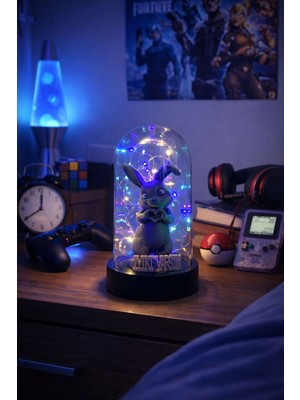 Allians Fanus Içinde Tavşan Figürü, Sevgiliye Özel LED Ev Dekoru, Doğum Günü Hediye