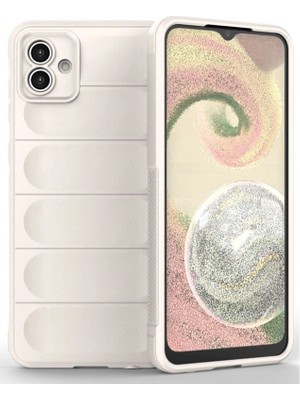 Ne Verelim Size Buğz Samsung Galaxy A04E Kılıf Optimum Silikon - Krem