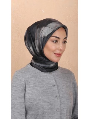 Lo'cella Pamuklu Soft Eşarp 4543-6 Siyah