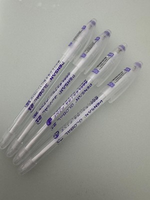 Belirtilmemiş Global Mor Tükenmez Kalem 0.5 mm (4 Adet) Setli Ürün Çok Renkli Yazım Deneyimi