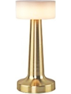 Allians Dokunmatik Masa Gece Lambası, Gold Renk, 3 Renkli, 20CM, Dekoratif LED
