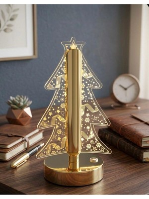 Allians 3 Modlu Modern Masa Lambası, USB Şarjlı, Dekoratif ve Şık Tasarım
