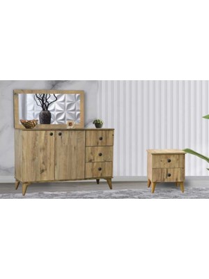 Yuvaset Home Maye Çam Eko Yatak Odası Tk.