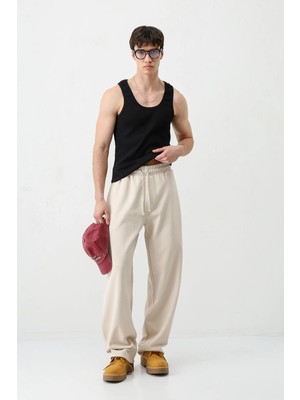 Vamos Balloon Fit Eşofman Alt Taş