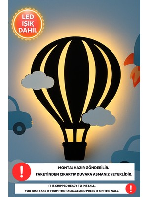 Allians Rüya Gibi Bebek ve Çocuk Odası LED Işık ve Balon Dekorasyonu