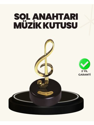 Zero Land Hnrlishp Dönen Sol Anahtarı Figürlü Müzik Kutusu Şık Hediyelik Dekor