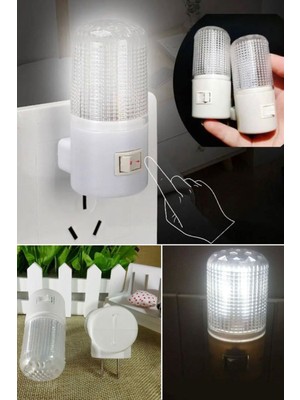 Allians Elektrik Tasarruflu LED Gece Lambası, Tüm Odayı Aydınlatan Fener Tipi